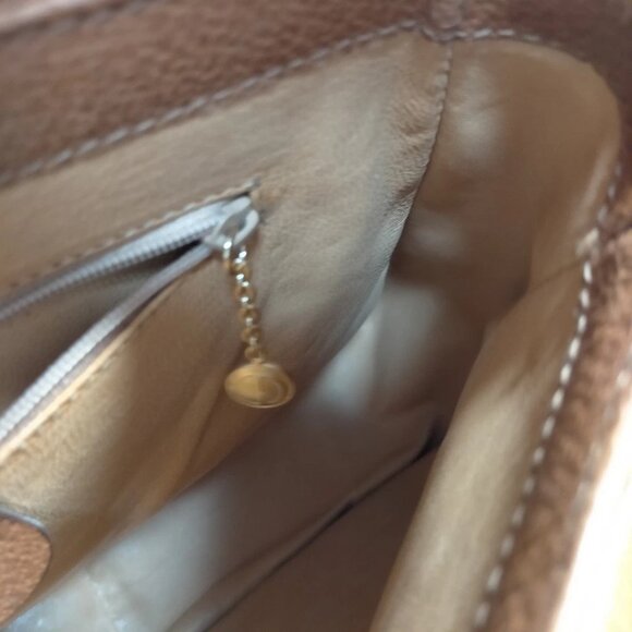 Gucci Hand Bag Sherry Line Brown Leather 778-080525 - Picture 10 of 14